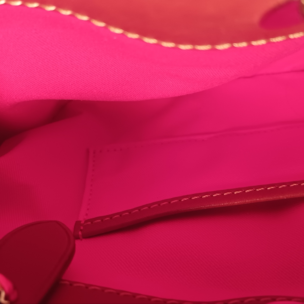 Dooney & Bourke Gretta Brenna Large Top Handle Red Valentine's Inside Bag NWT - Picture 5 of 11